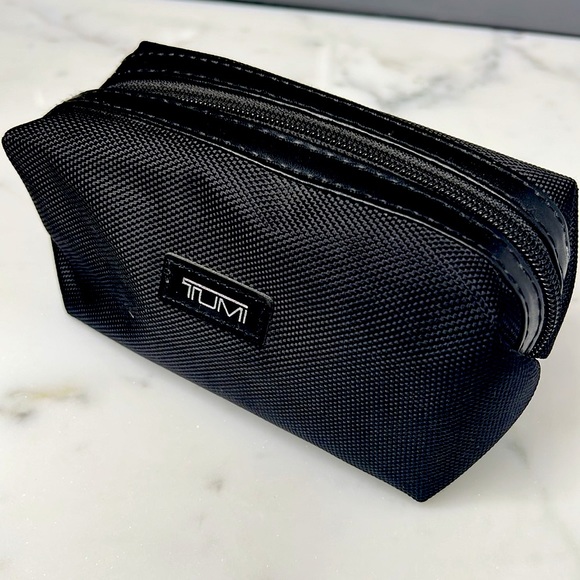 Tumi Bags New Tumi Travel Case Toiletry Bag Black Faux Leather